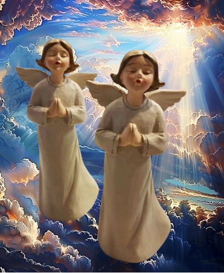 Wooden angels Wooden angels